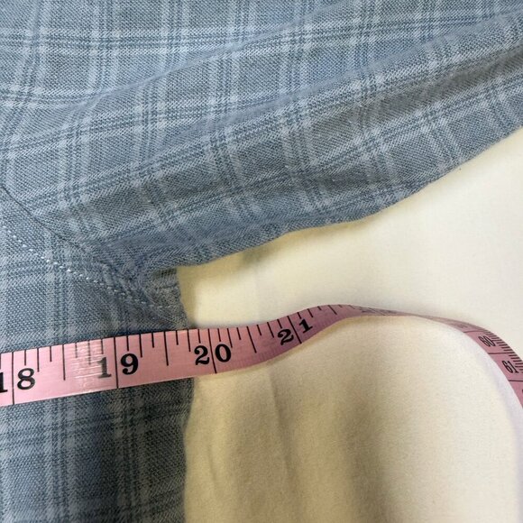 Patagonia Women’s Organic Cotton Button-Down Shirt Large Blue/Gray EUC - Picture 7 of 10